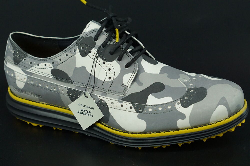 Cole Haan Original Grand Camo Wing Oxford Golf Shoes Sneakers SZ 8 New